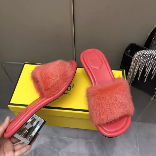 Fendi Slippers For Women #1304682 $132.00 USD, Wholesale Replica Fendi Slippers