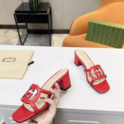 Replica Gucci Slippers For Women #1304797 $85.00 USD for Wholesale