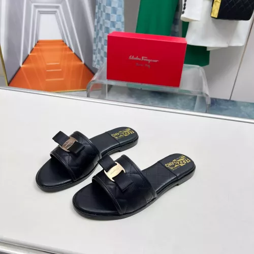 Salvatore Ferragamo Slippers For Women #1304815 $85.00 USD, Wholesale Replica Salvatore Ferragamo Slippers