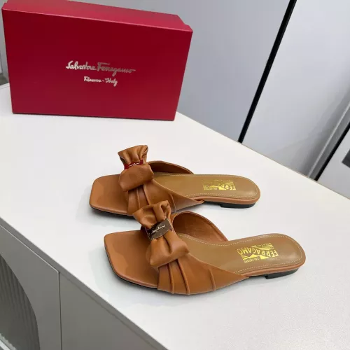 Salvatore Ferragamo Slippers For Women #1304832 $85.00 USD, Wholesale Replica Salvatore Ferragamo Slippers