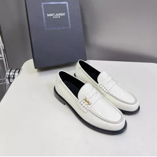 Yves Saint Laurent YSL Leather Shoes For Women #1305035 $125.00 USD, Wholesale Replica Yves Saint Laurent YSL Leather Shoes