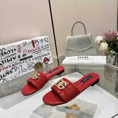 Dolce &amp; Gabbana D&amp;G Slippers For Women #1305097 $80.00 USD, Wholesale Replica Dolce &amp; Gabbana D&amp;G Slippers