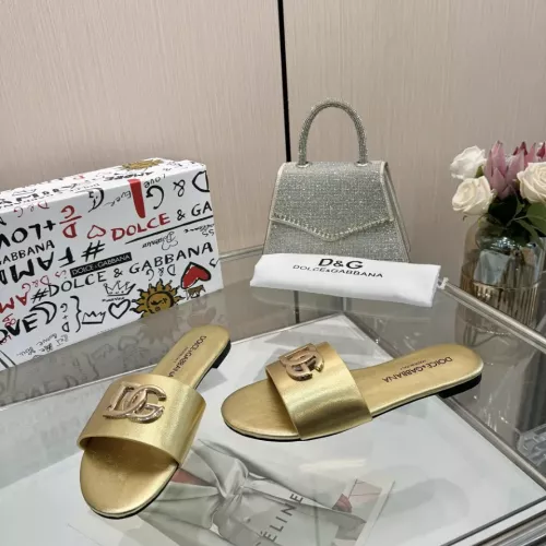 Replica Dolce & Gabbana D&G Slippers For Women #1305107 $80.00 USD for Wholesale