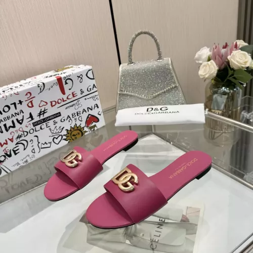 Dolce &amp; Gabbana D&amp;G Slippers For Women #1305111 $80.00 USD, Wholesale Replica Dolce &amp; Gabbana D&amp;G Slippers