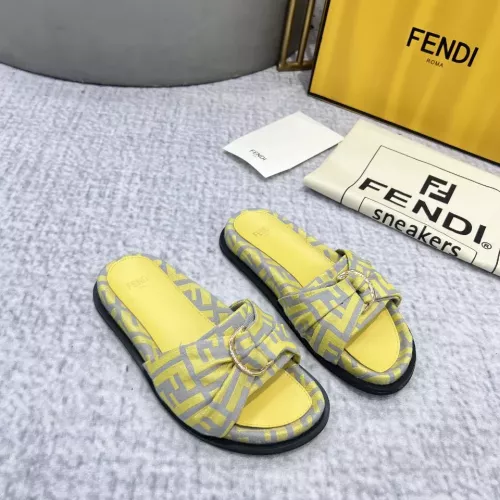 Replica Fendi Slippers For Women #1305359 $85.00 USD for Wholesale