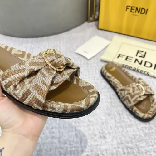 Replica Fendi Slippers For Women #1305360 $85.00 USD for Wholesale