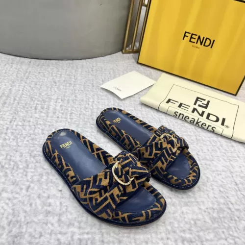 Replica Fendi Slippers For Women #1305364 $85.00 USD for Wholesale