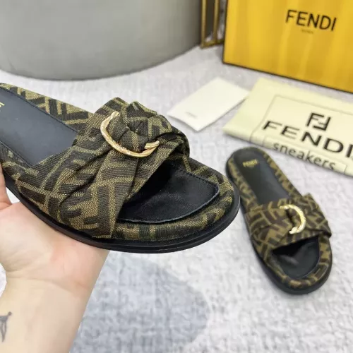 Replica Fendi Slippers For Women #1305365 $85.00 USD for Wholesale