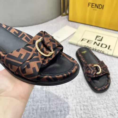 Replica Fendi Slippers For Women #1305366 $85.00 USD for Wholesale