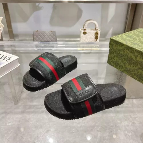 Gucci Slippers For Men #1305406 $82.00 USD, Wholesale Replica Gucci Slippers