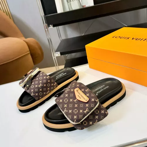 Louis Vuitton Slippers For Women #1305465 $85.00 USD, Wholesale Replica Louis Vuitton Slippers