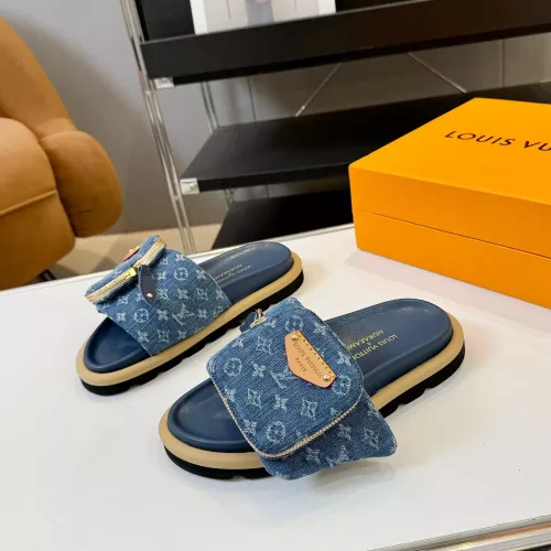 Louis Vuitton Slippers For Men #1305468 $85.00 USD, Wholesale Replica Louis Vuitton Slippers