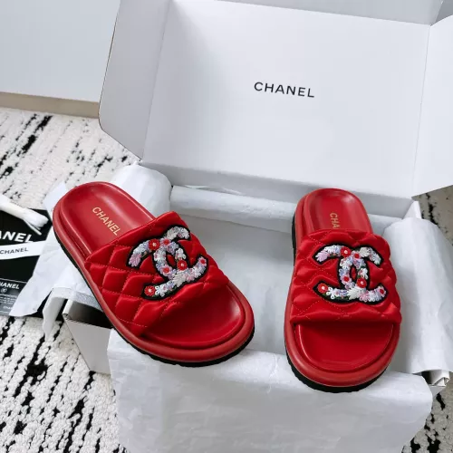 Chanel Slippers For Women #1305612 $92.00 USD, Wholesale Replica Chanel Slippers