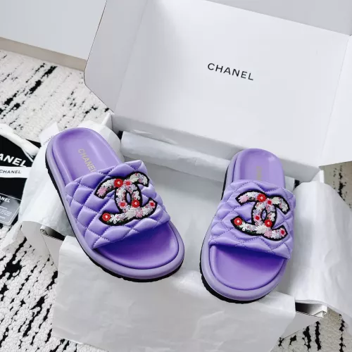 Chanel Slippers For Women #1305615 $92.00 USD, Wholesale Replica Chanel Slippers