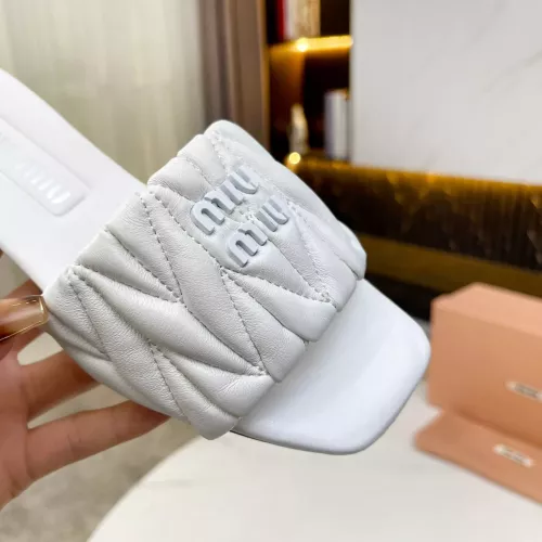Replica MIU MIU Slippers For Women #1305672 $85.00 USD for Wholesale