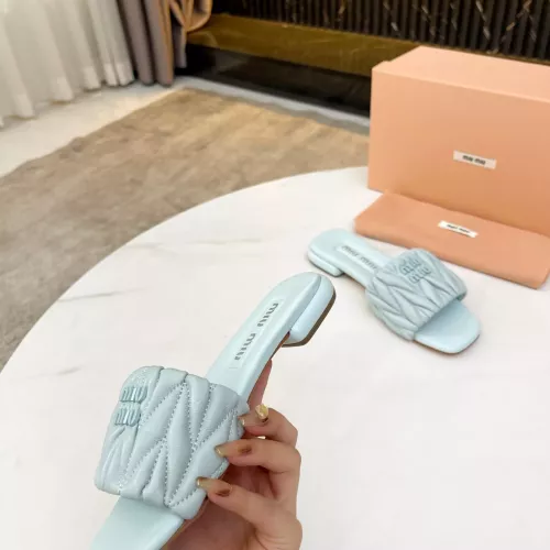 Replica MIU MIU Slippers For Women #1305675 $85.00 USD for Wholesale