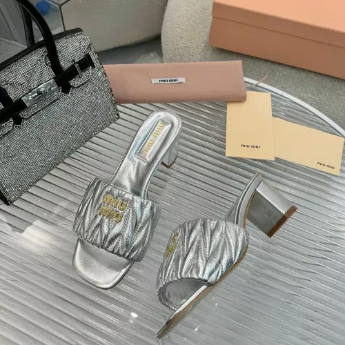 Replica MIU MIU Slippers For Women #1305677 $88.00 USD for Wholesale
