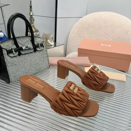 Replica MIU MIU Slippers For Women #1305680 $88.00 USD for Wholesale