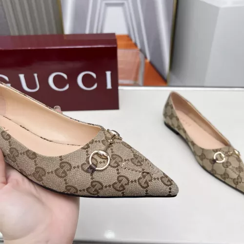 Replica Gucci Flat Shoes For Women #1305704 $96.00 USD for Wholesale