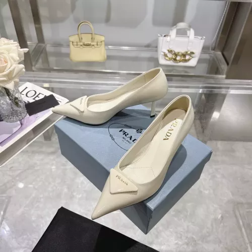 Prada High-heeled Shoes For Women #1305715 $102.00 USD, Wholesale Replica Prada High-heeled Shoes