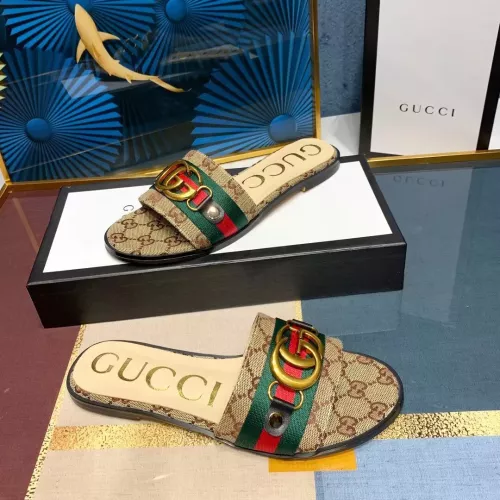 Gucci Slippers For Women #1305798 $56.00 USD, Wholesale Replica Gucci Slippers