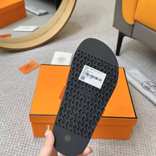Replica Hermes Slippers For Men #1305822 $98.00 USD for Wholesale