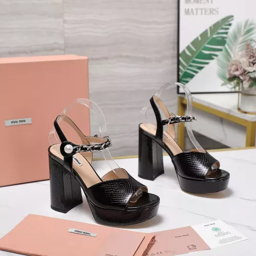 Replica MIU MIU Sandal For Women #1306101 $125.00 USD for Wholesale