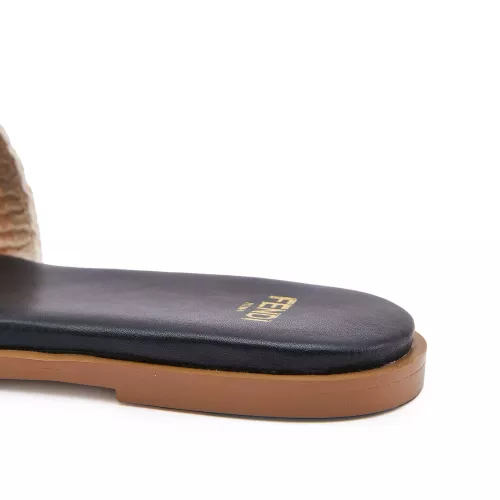 Replica Fendi Slippers For Women #1306152 $82.00 USD for Wholesale