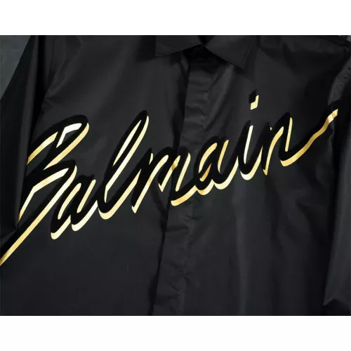 Replica Balmain Shirts Long Sleeved For Men #1306223 $48.00 USD for Wholesale