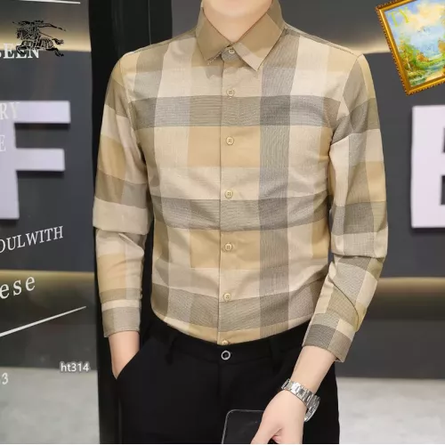Replica Burberry Shirts Long Sleeved For Men #1306230 $40.00 USD for Wholesale