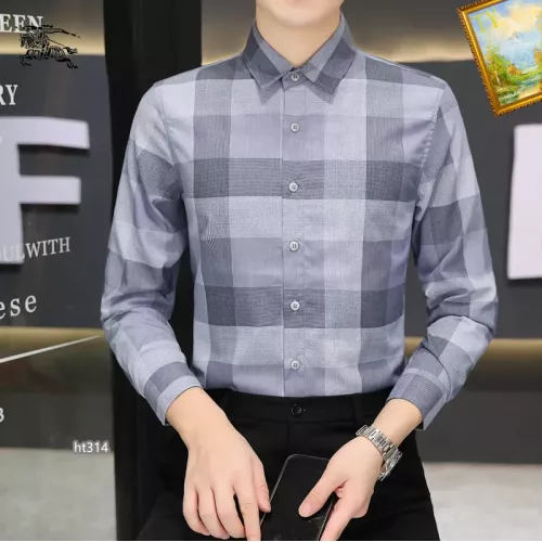 Burberry Shirts Long Sleeved For Men #1306231 $40.00 USD, Wholesale Replica Burberry Shirts