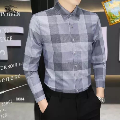 Replica Burberry Shirts Long Sleeved For Men #1306231 $40.00 USD for Wholesale