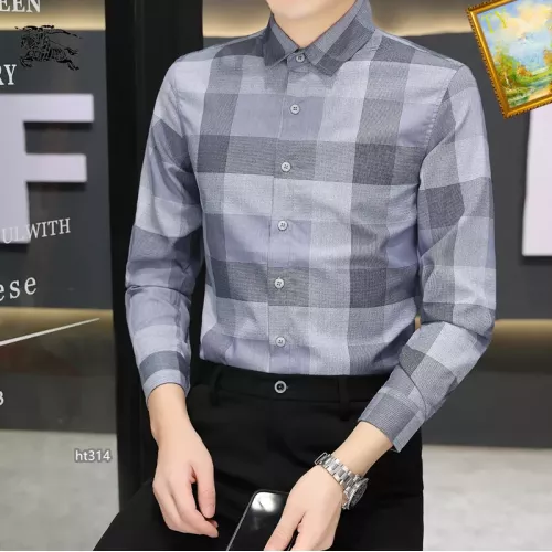 Replica Burberry Shirts Long Sleeved For Men #1306231 $40.00 USD for Wholesale