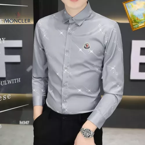 Replica Moncler Shirts Long Sleeved For Men #1306240 $40.00 USD for Wholesale