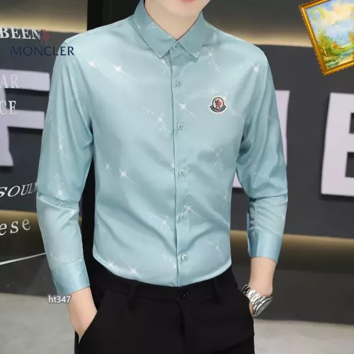 Replica Moncler Shirts Long Sleeved For Men #1306241 $40.00 USD for Wholesale