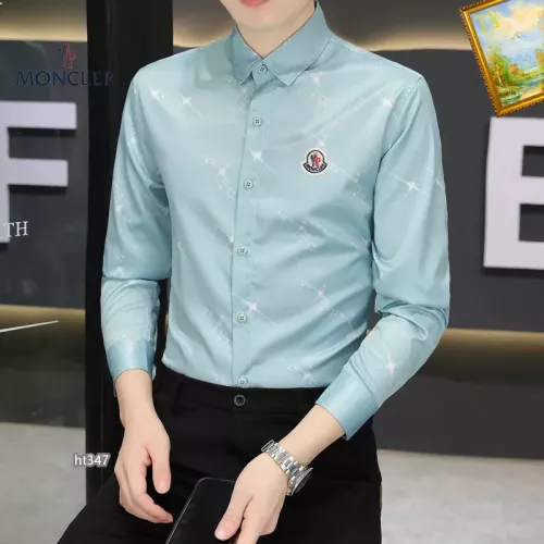Replica Moncler Shirts Long Sleeved For Men #1306241 $40.00 USD for Wholesale