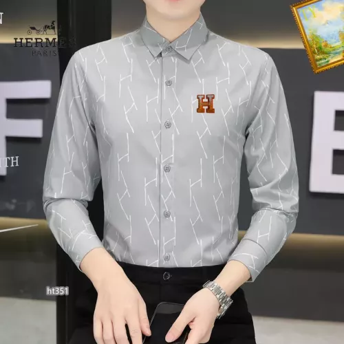 Hermes Shirts Long Sleeved For Men #1306245 $40.00 USD, Wholesale Replica Hermes Shirts