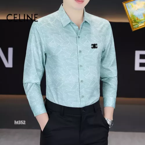 Replica Celine Shirts Long Sleeved For Men #1306247 $40.00 USD for Wholesale