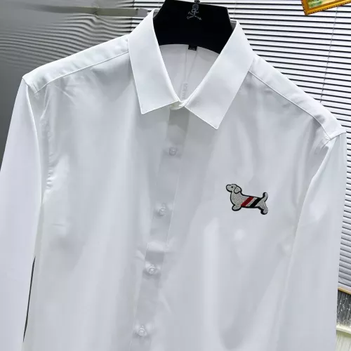 Replica Thom Browne TB Shirts Long Sleeved For Men #1306301 $40.00 USD for Wholesale