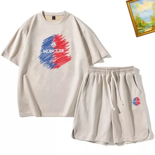 Moncler Tracksuits Short Sleeved For Men #1306411 $48.00 USD, Wholesale Replica Moncler Tracksuits