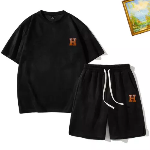 Hermes Tracksuits Short Sleeved For Men #1306423 $48.00 USD, Wholesale Replica Hermes Tracksuits