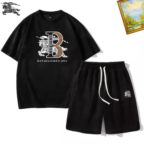 Burberry Tracksuits Short Sleeved For Men #1306441 $48.00 USD, Wholesale Replica Burberry Tracksuits