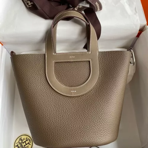 Hermes AAA Quality Handbags In Silver For Women #1306480 $240.00 USD, Wholesale Replica Hermes AAA Quality Handbags