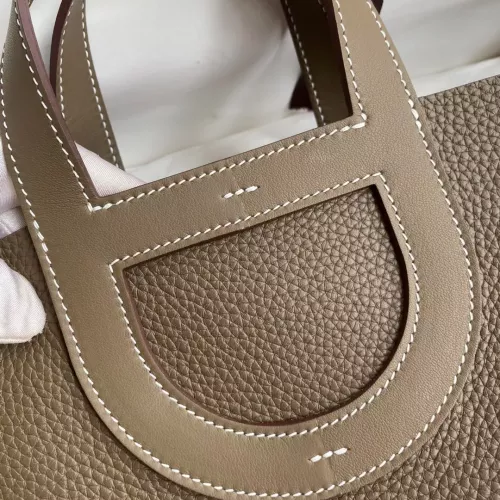 Replica Hermes AAA Quality Handbags In Silver For Women #1306480 $240.00 USD for Wholesale