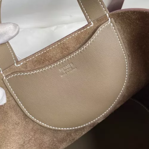 Replica Hermes AAA Quality Handbags In Silver For Women #1306480 $240.00 USD for Wholesale