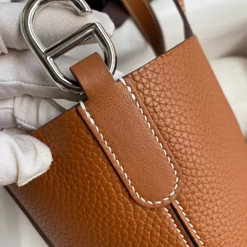 Replica Hermes AAA Quality Handbags In Silver For Women #1306508 $261.16 USD for Wholesale