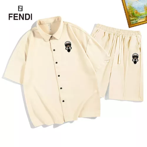 Fendi Tracksuits Short Sleeved For Men #1306515 $48.00 USD, Wholesale Replica Fendi Tracksuits