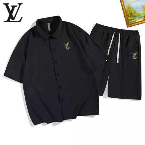 Louis Vuitton LV Tracksuits Short Sleeved For Men #1306556 $48.00 USD, Wholesale Replica Louis Vuitton LV Tracksuits