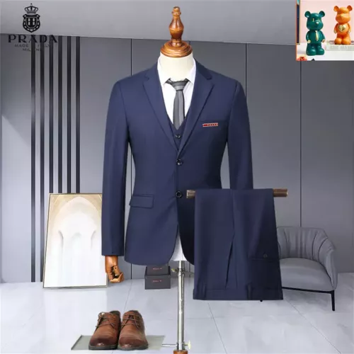 Prada Tracksuits Long Sleeved For Men #1306634 $92.00 USD, Wholesale Replica Prada Tracksuits
