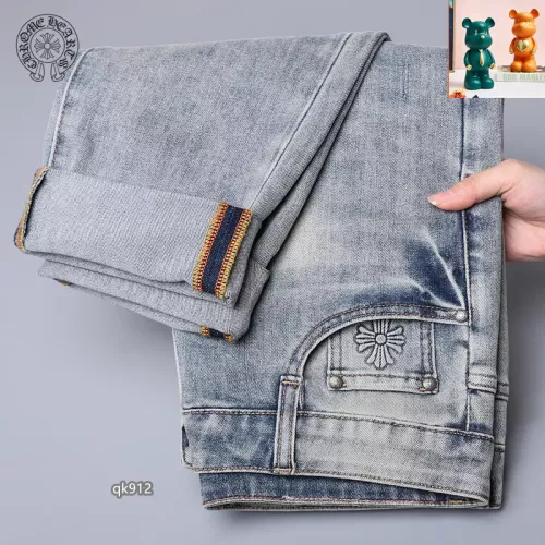 Replica Chrome Hearts Jeans For Men #1306719 $48.00 USD for Wholesale